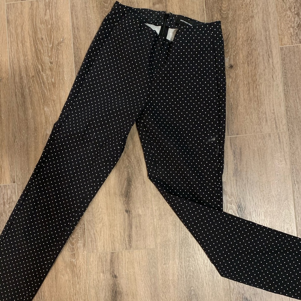 Polka dot dress pants